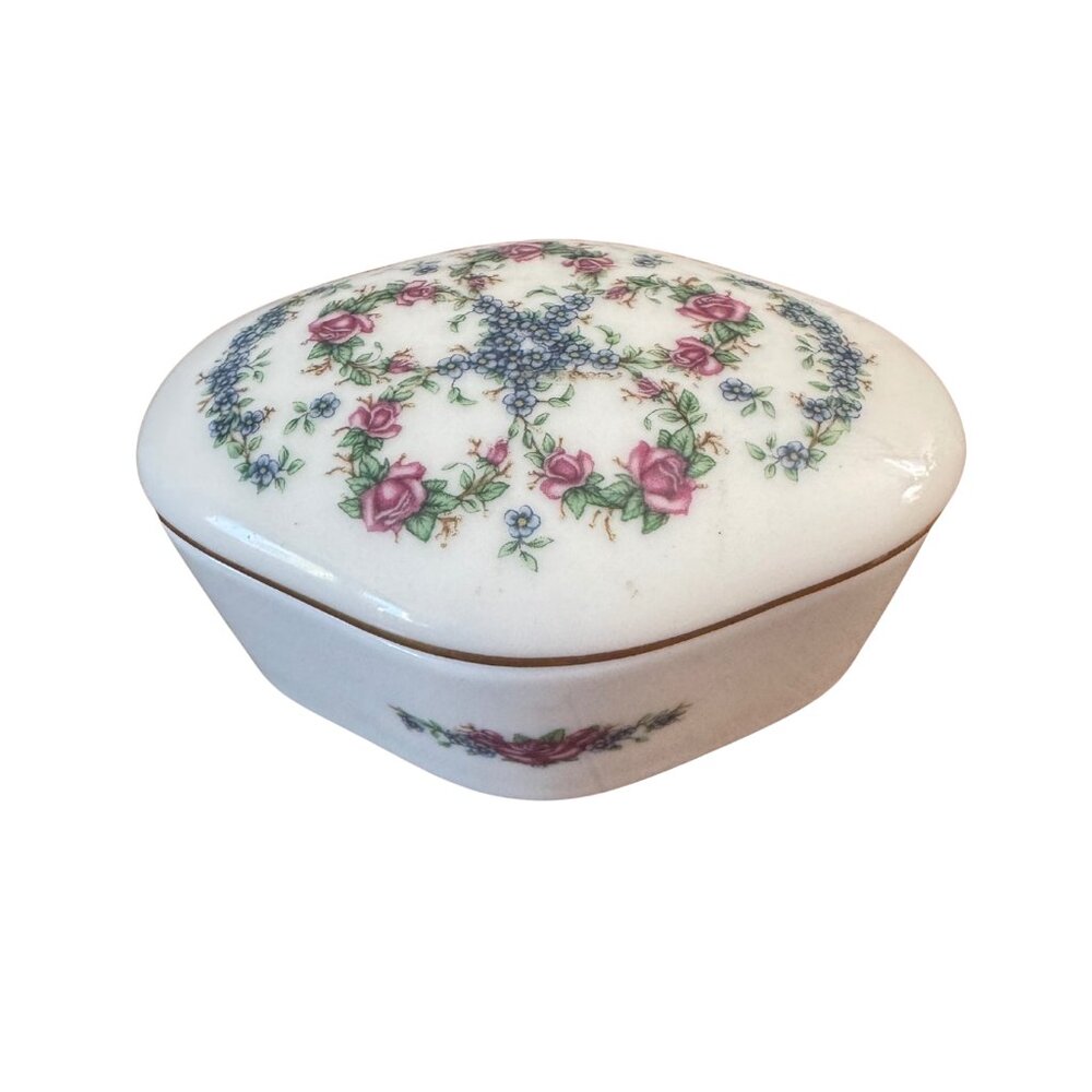 As Times Go By Music Box by Heritage House Songs of Love Porcelain 1985 Vintage - Picture 3 of 9